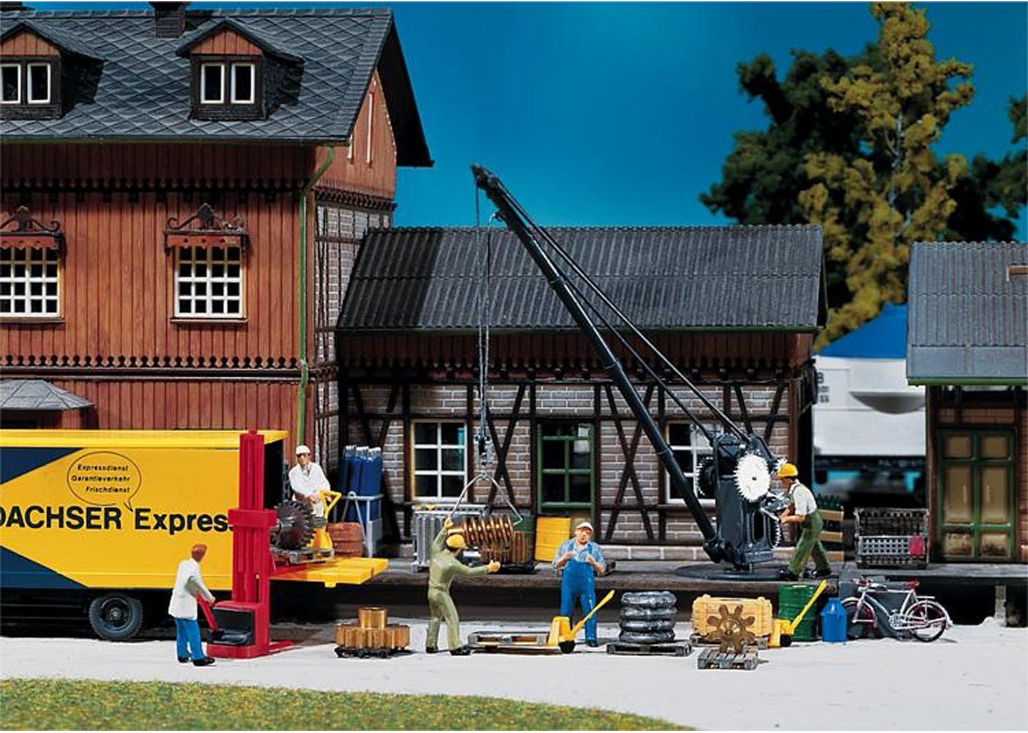 Faller N 222176 Verladekran mit Ladegut