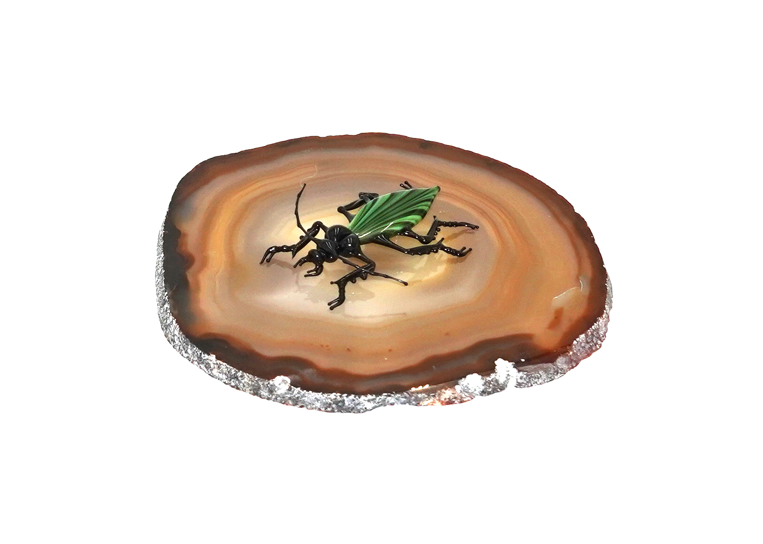 grosser Puppenräuber Insekten / Käfer aus Glas von Falk Bauer Lauscha  grosser Puppenräuber Insekten / Käfer aus Glas von Falk Bauer Lauscha