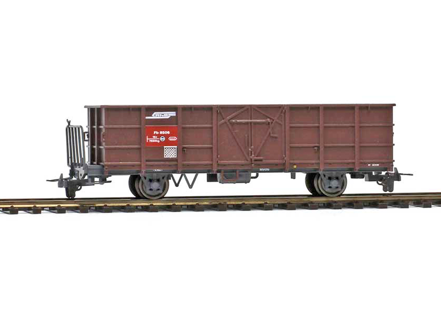 Bemo 2255116 RhB Fb 8506 Hochbordwagen braun  Bemo 2255116 RhB Fb 8506 Hochbordwagen braun