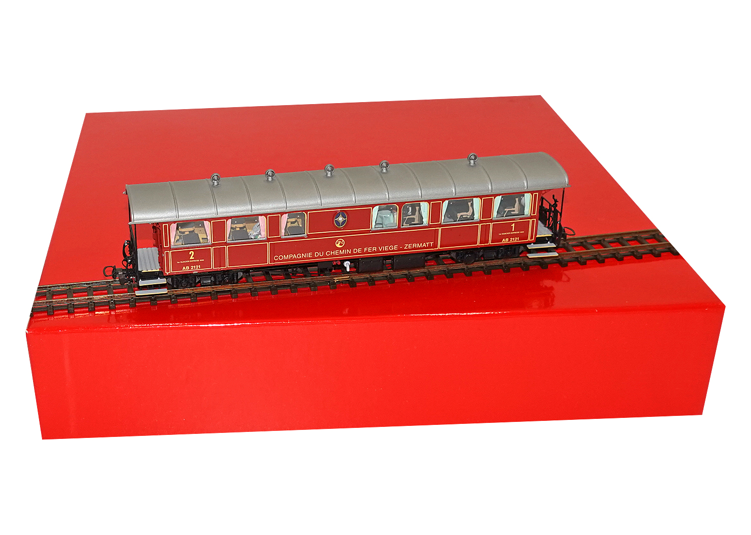 WABU H0m DFB Salonwagen Zermat AB 2121 DC WABU H0m DFB Salonwagen Zermat AB 2121 DC