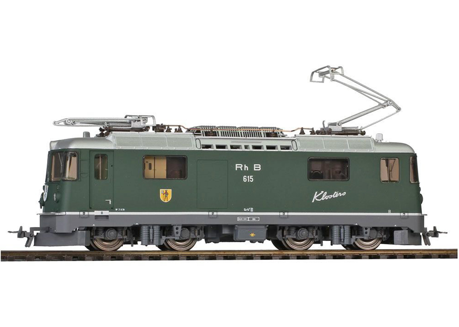 Bemo 1258115 RhB Ge 4/4 II 615 Lok Klosters grün Bemo 1258115 RhB Ge 4/4 II 615 Lok Klosters grün