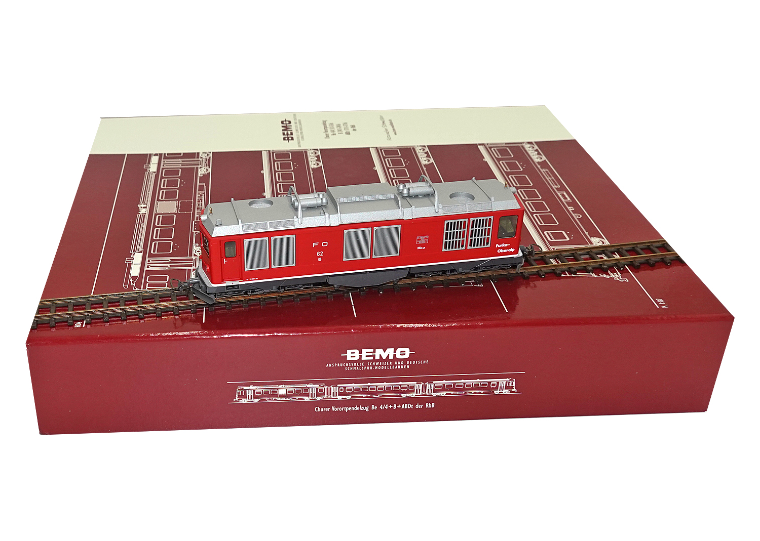 Bemo 1267202 FO Zahnrad-Diesellok HGm 4/4 Nr. 62 DC 