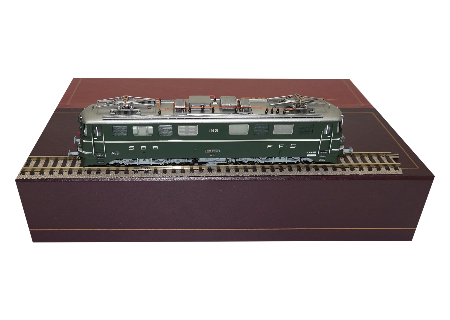Fulgurex 2252 H0 SBB E-Lokomotive Ae 6/6 11401 Prototyp DC 