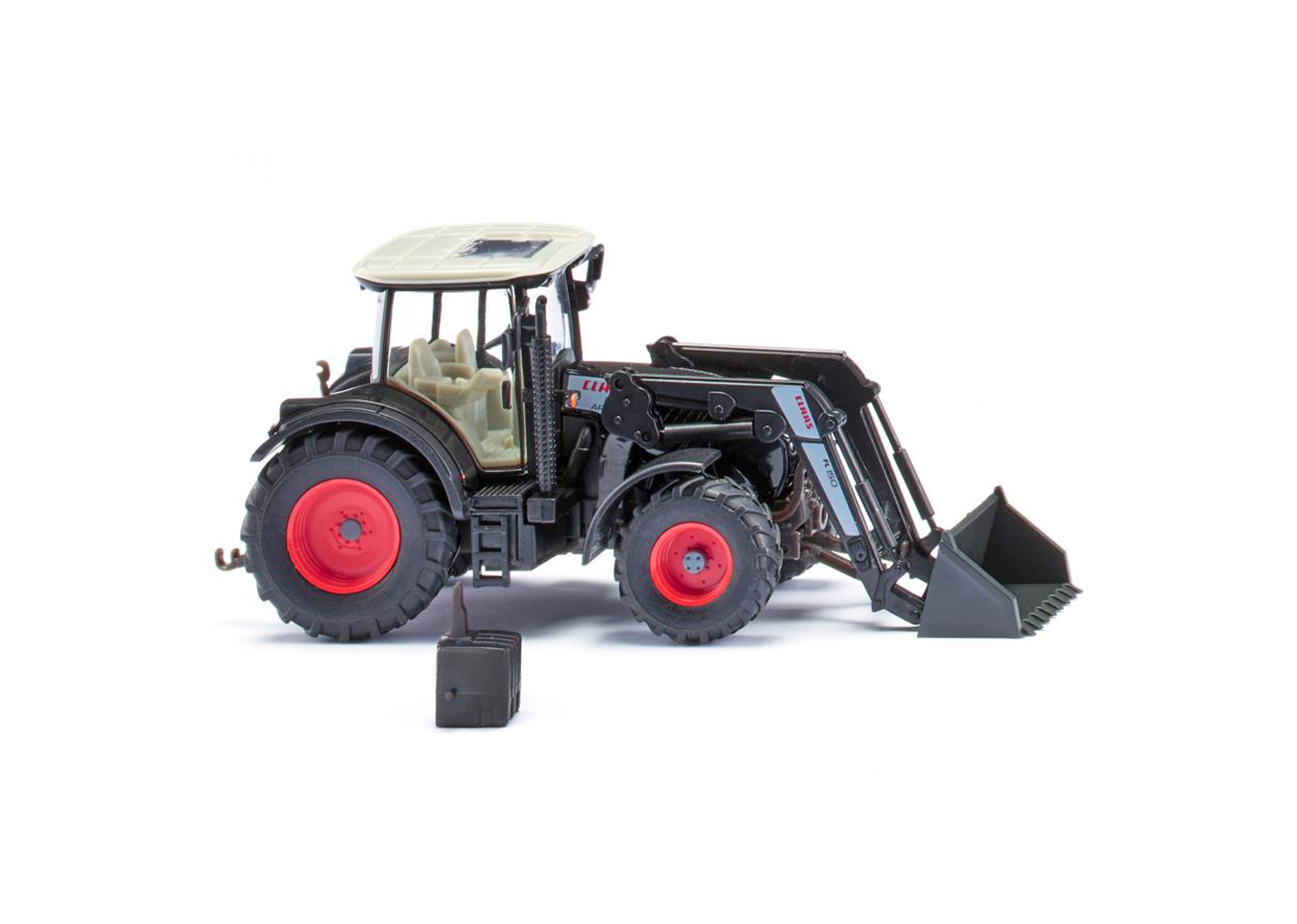 Wiking 36312 Claas Arion 640 mit Frontlader 150 schwarz  Wiking 36312 Claas Arion 640 mit Frontlader 150 schwarz