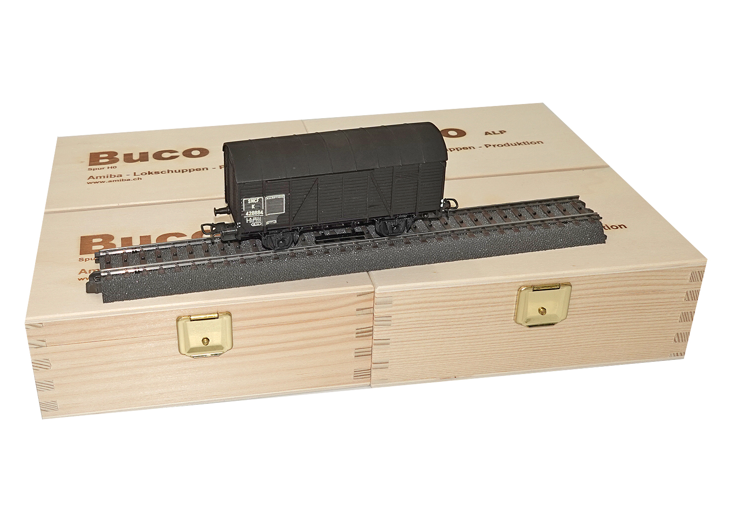 Buco H0 10403 SNCF ged. Güterwagen AC 
