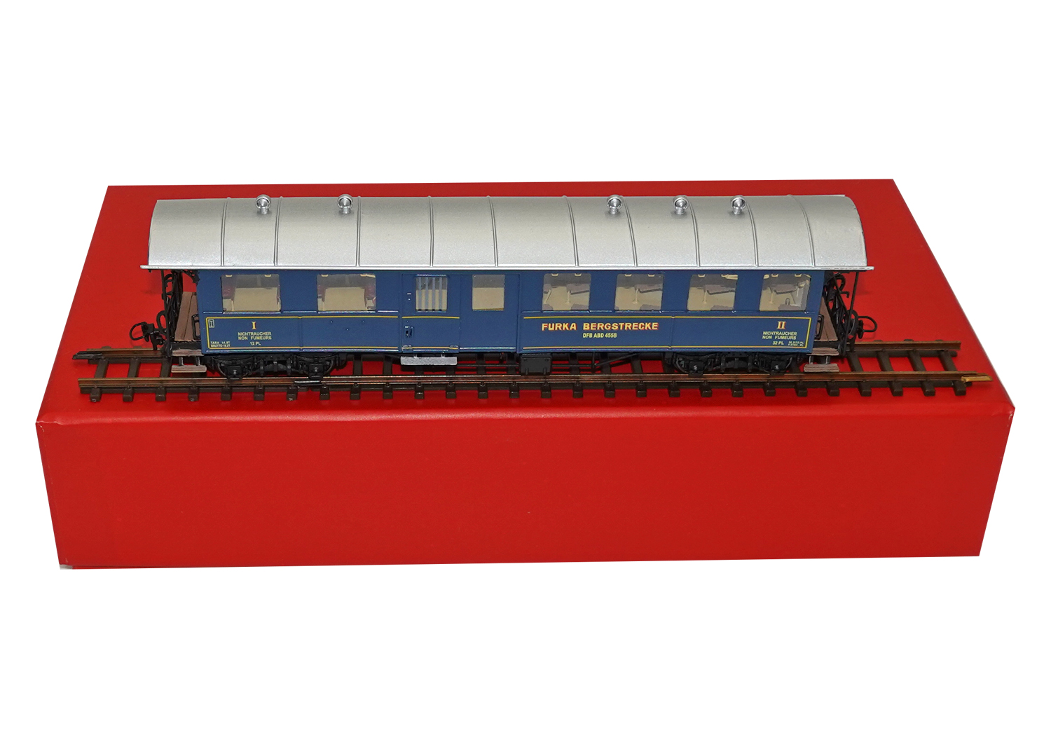 Motreno 1803 H0m DFB Personenwagen ABD 4558 blau 