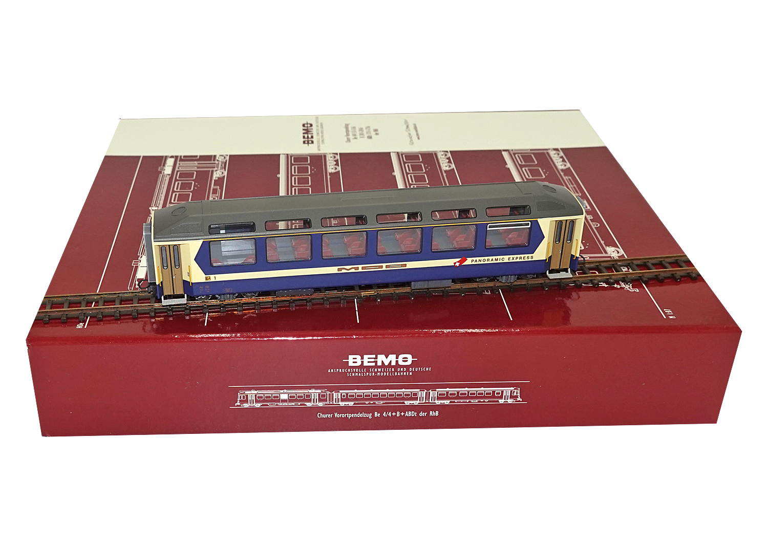 Bemo 3295329 MOB Panoramic Express Personenwagen As 119 