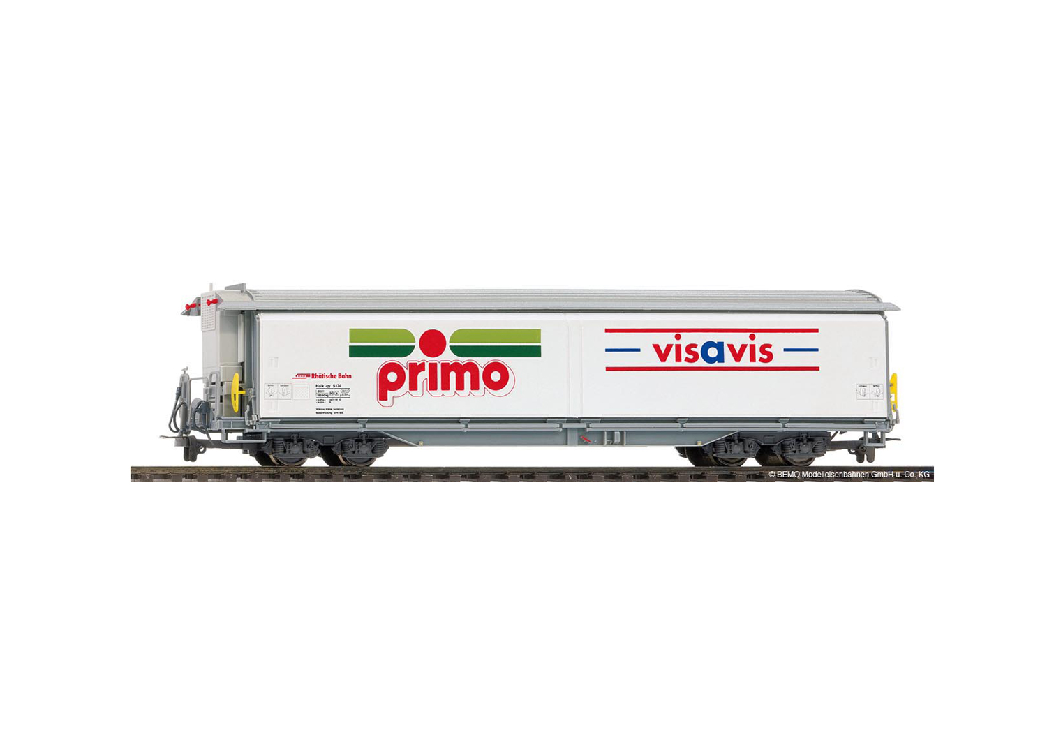 Bemo 2288154 RhB Schiebewandwagen Primo vis-a-vis 