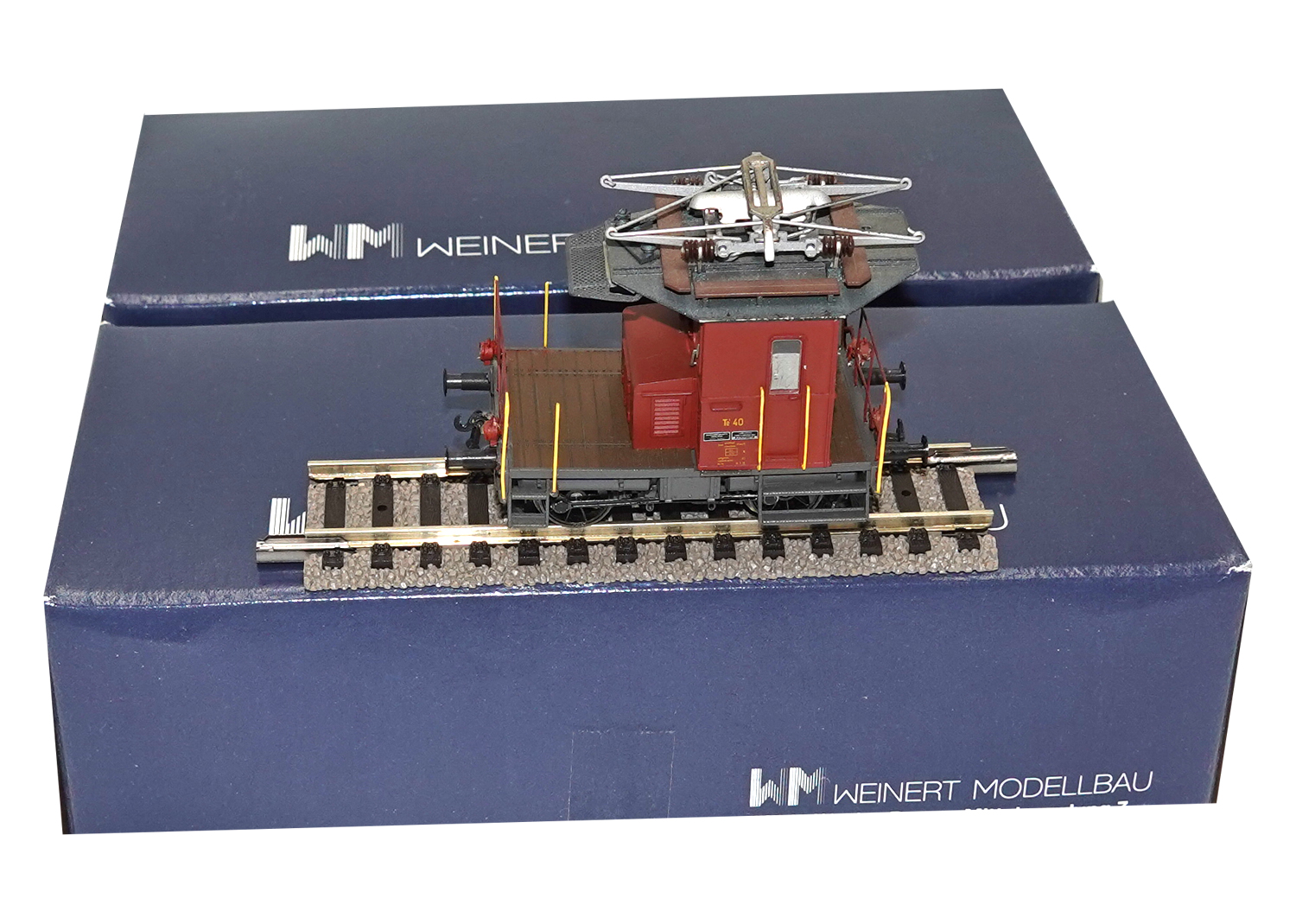 Weinert 4070 H0 SBB Schienentraktor Te I 40 braun mit kurzem Dach Fertigmodell 