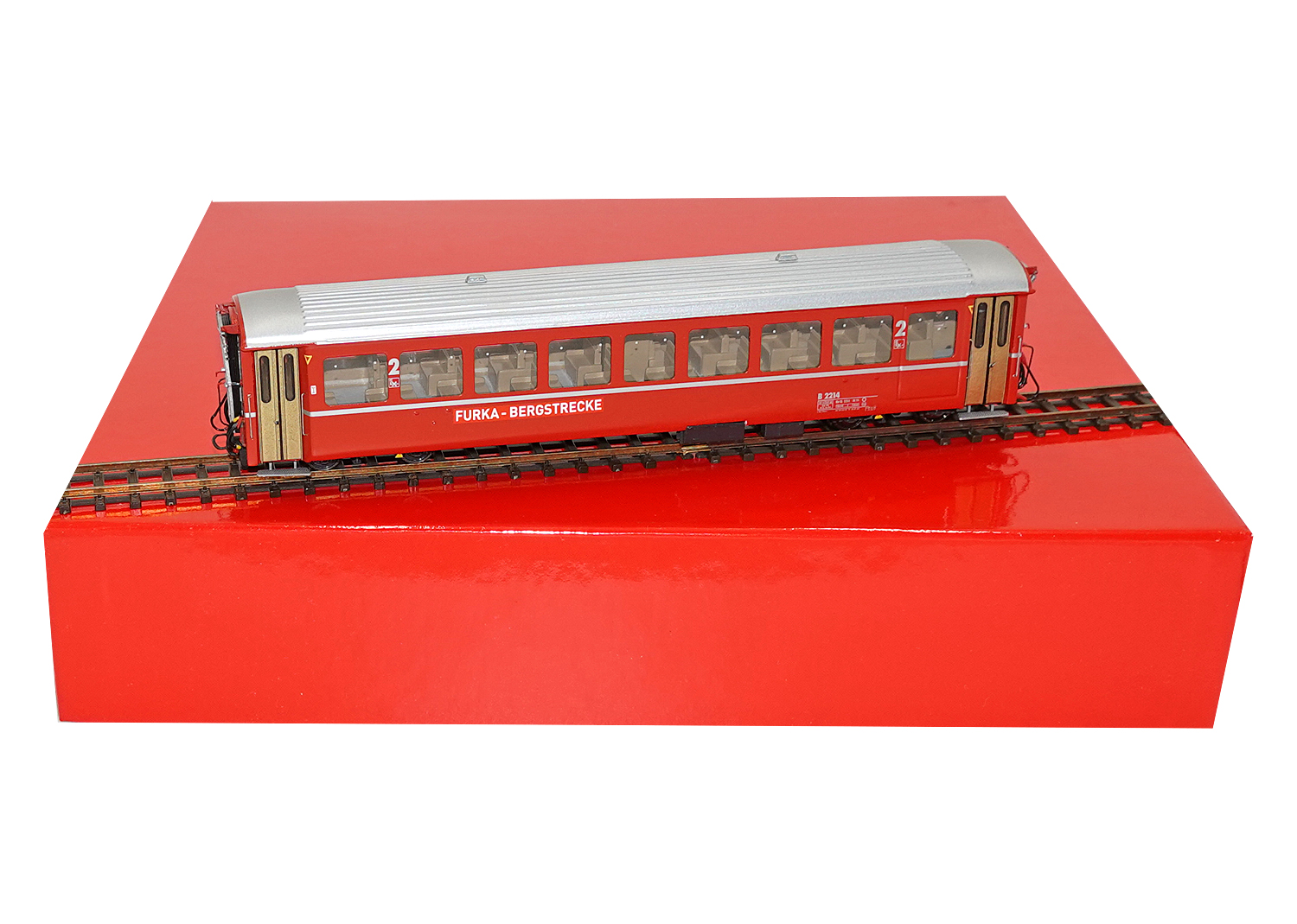 WABU H0m DFB Personenwagen Furka-Bergstrecke B 2214 DC