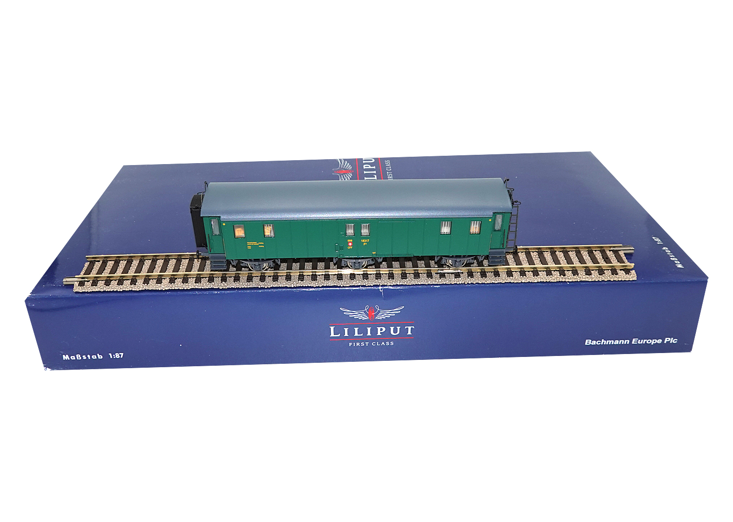 Liliput 334498 SBB Gepäckwagen 18317 F3 3-achsig DC 