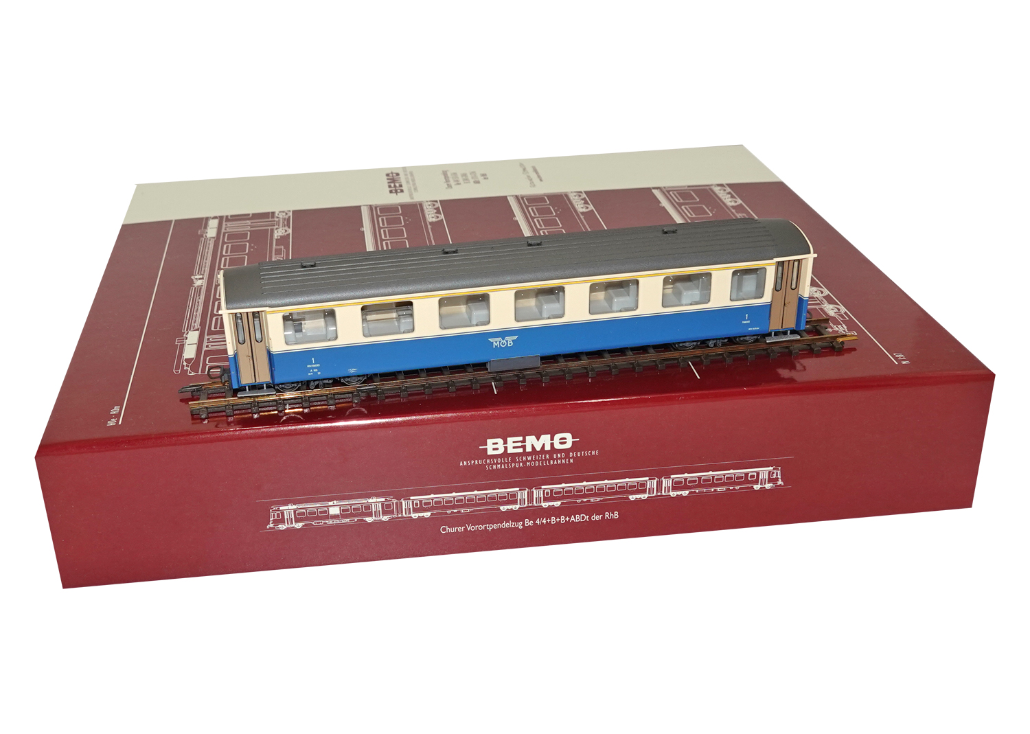 Bemo 3292305 MOB Personenwagen A 105  Bemo 3292305 MOB Personenwagen A 105