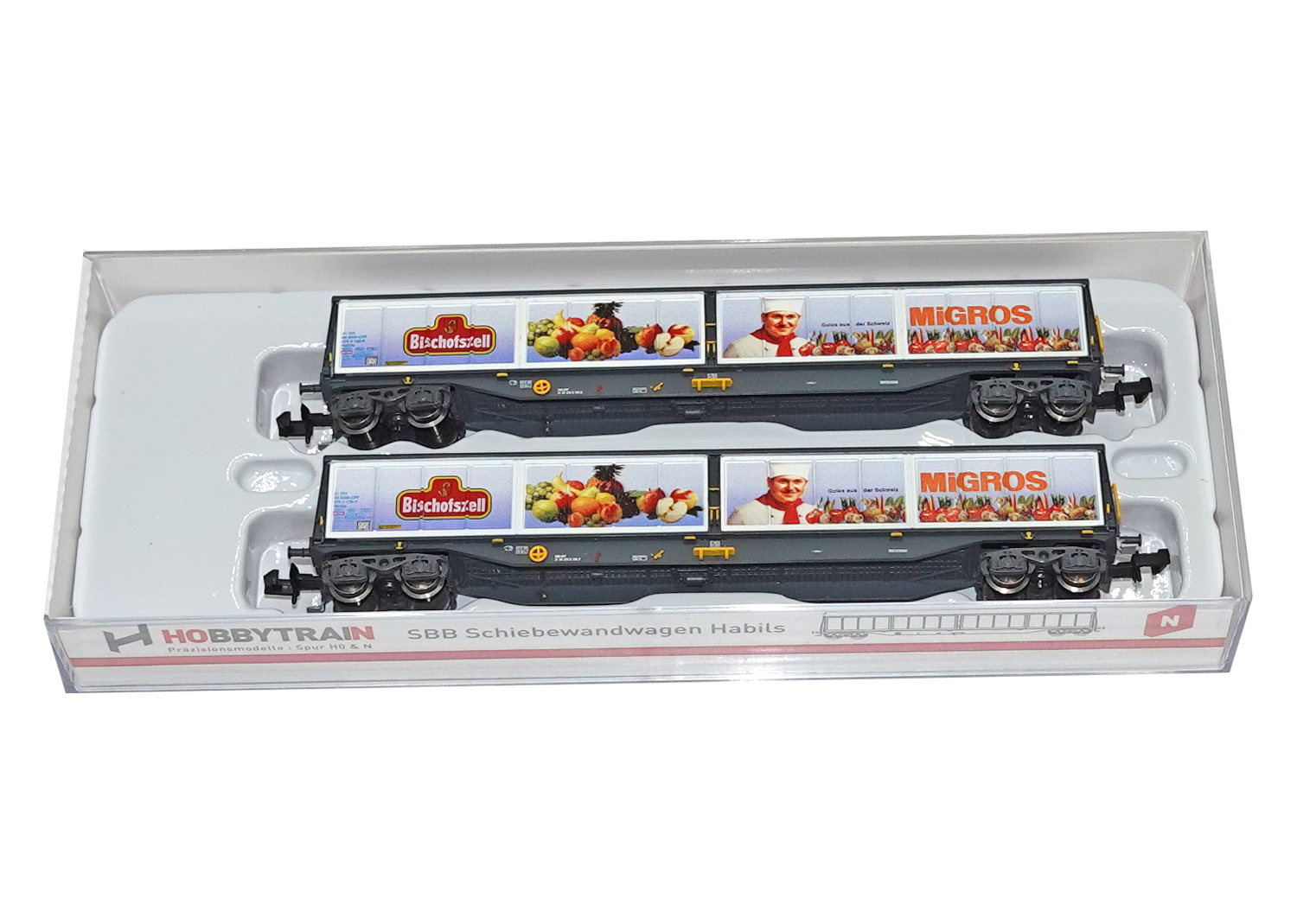 Hobbytrain 23456 SBB Schiebewandwagen 2-tlg. Bischoffszell  