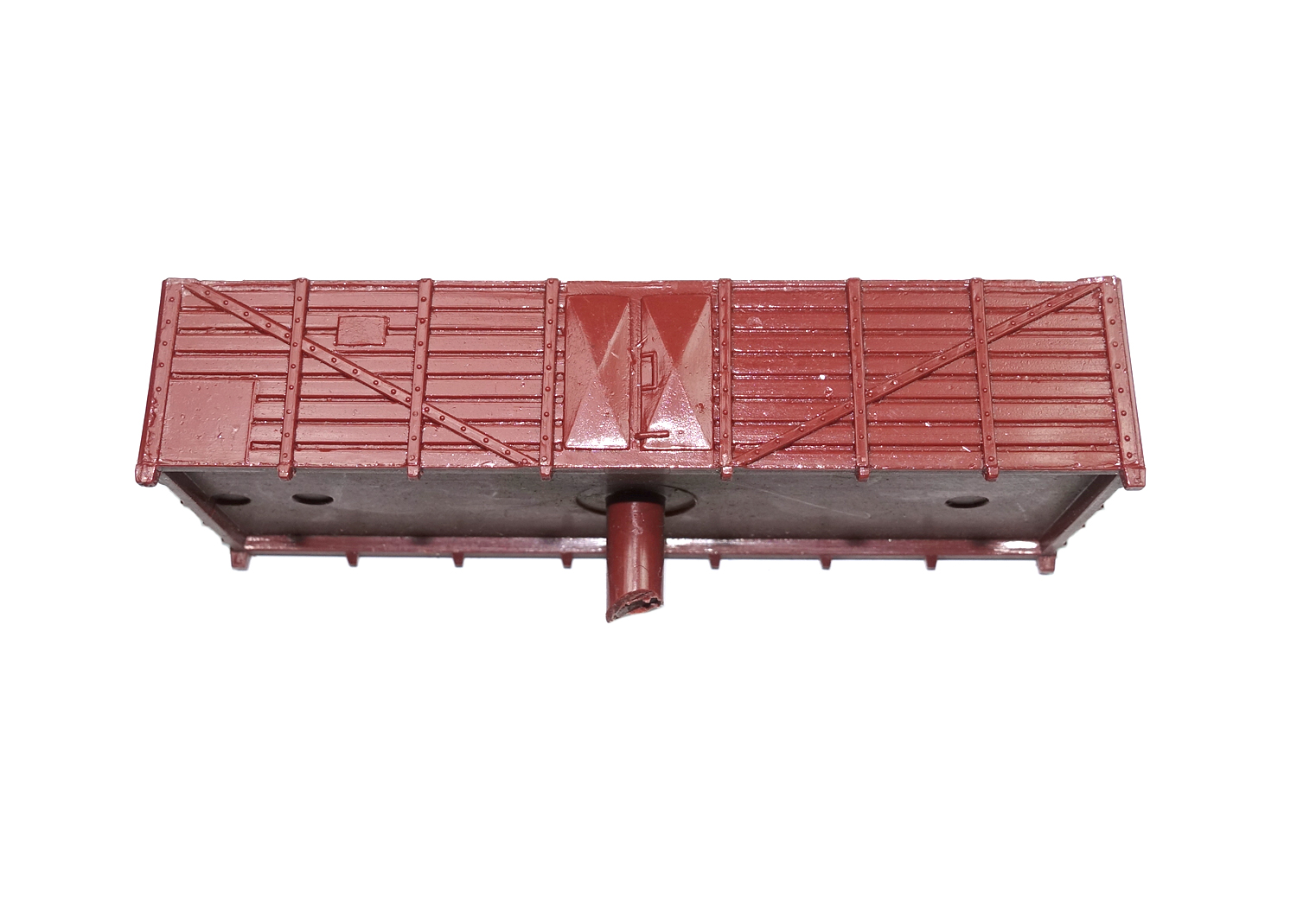 Buco H0 Hochbord Güterwagen-Gehäuse Rohling, braun  Buco H0 Hochbord Güterwagen-Gehäuse Rohling, braun