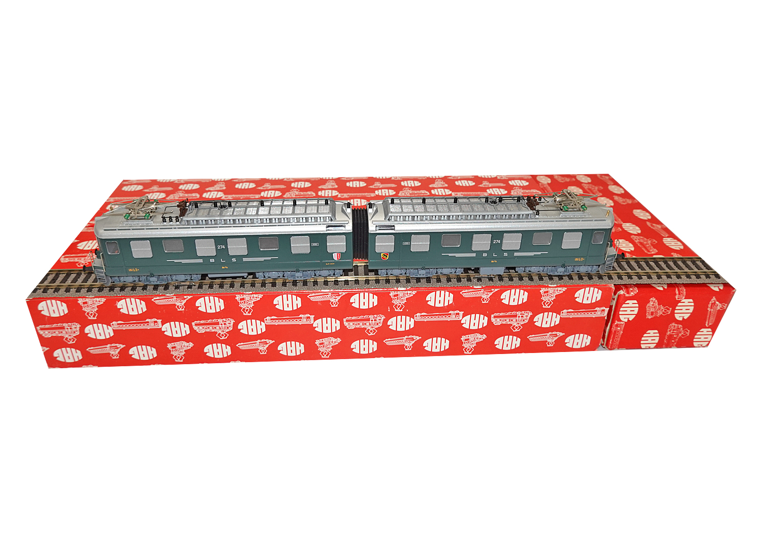 Hag 24026-20 BLS Lokomotive Ae 8/8 grün 4-motorig DC 