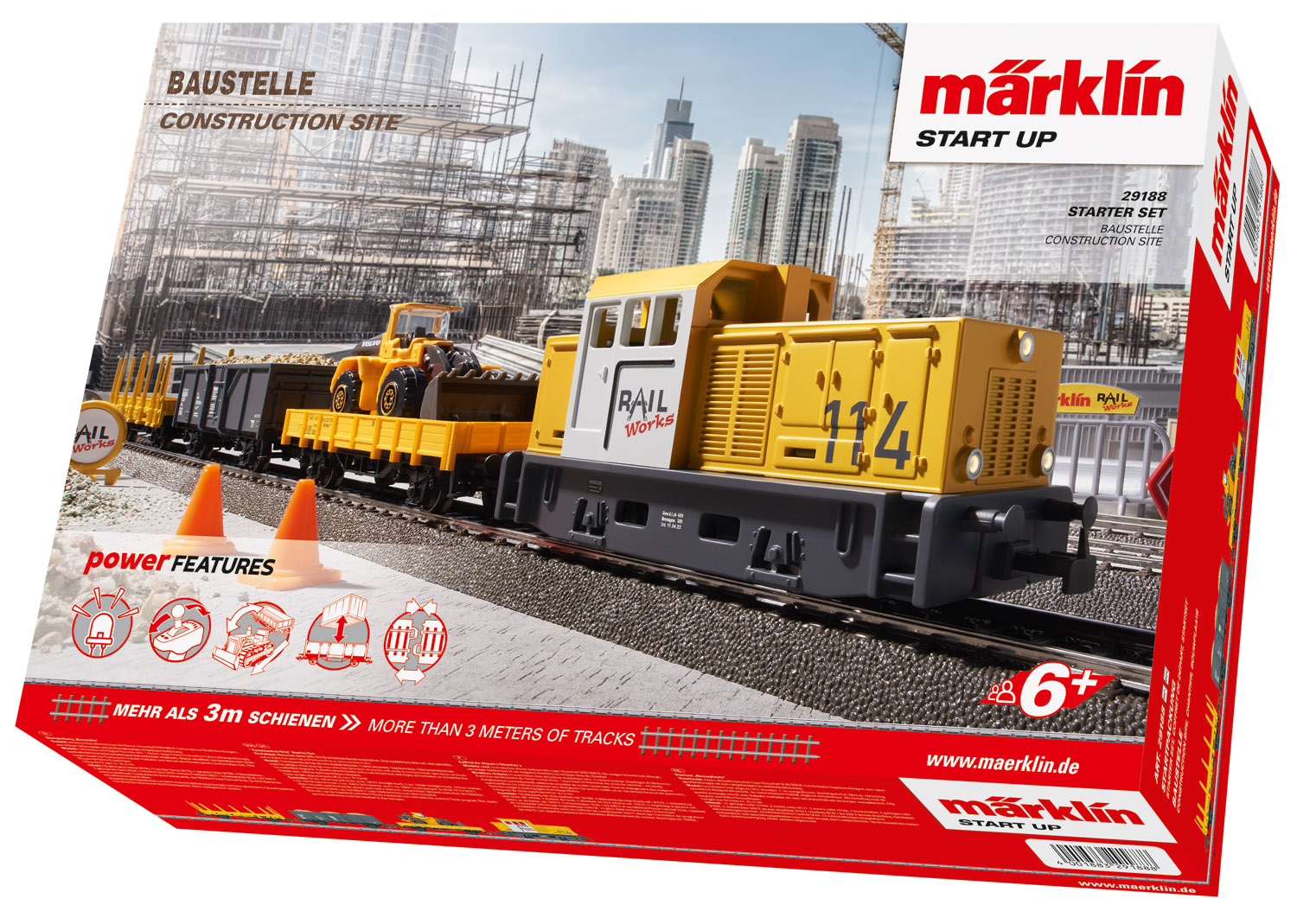 Märklin 29188 Start up Startpackung Baustelle 