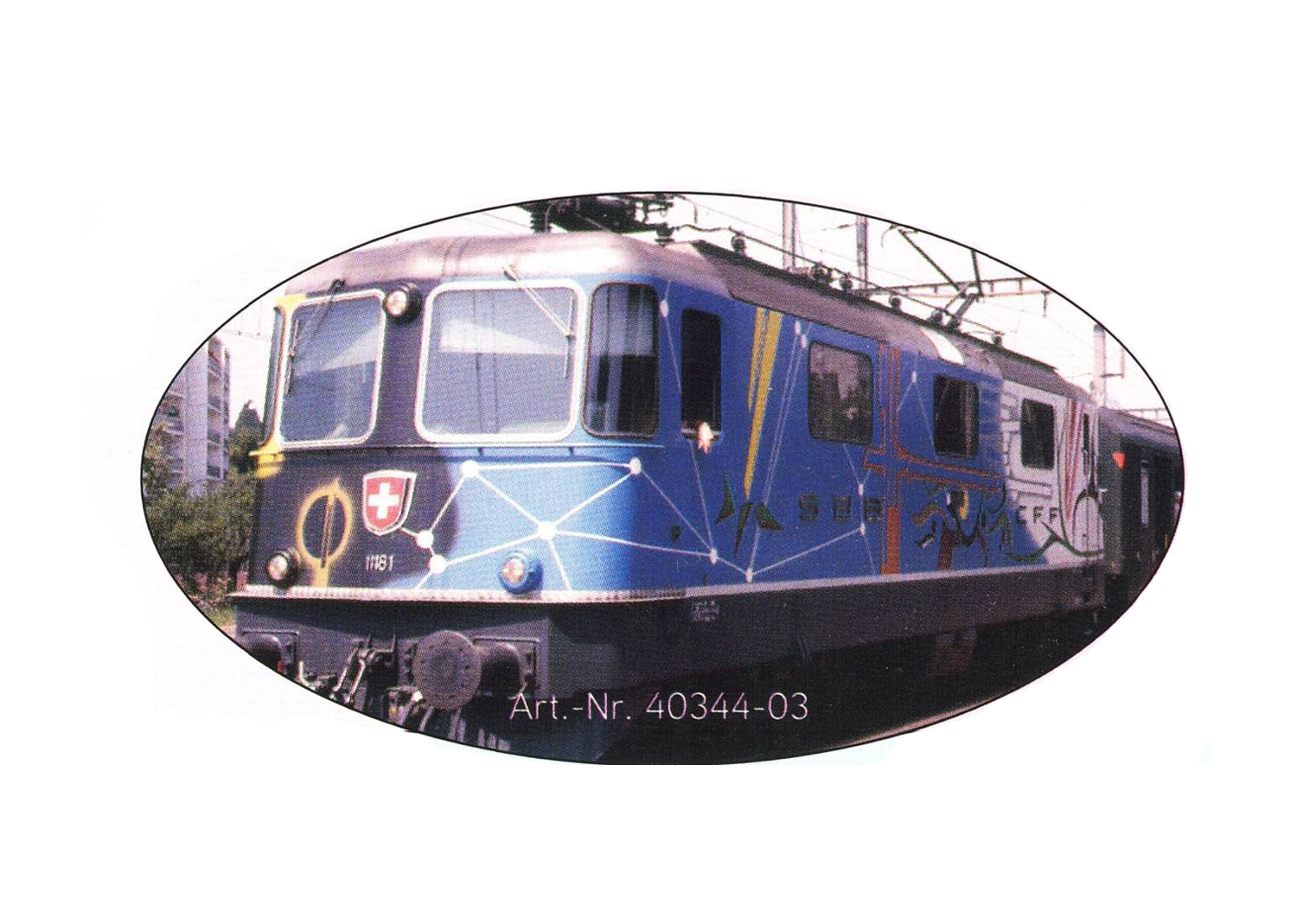 Lenz 40344-03 SBB E-Lokomotive Re 4/4II Bourett 11181 