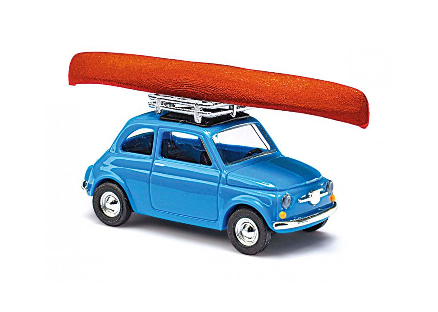 Busch 48729 Fiat 500 mit Kanu 