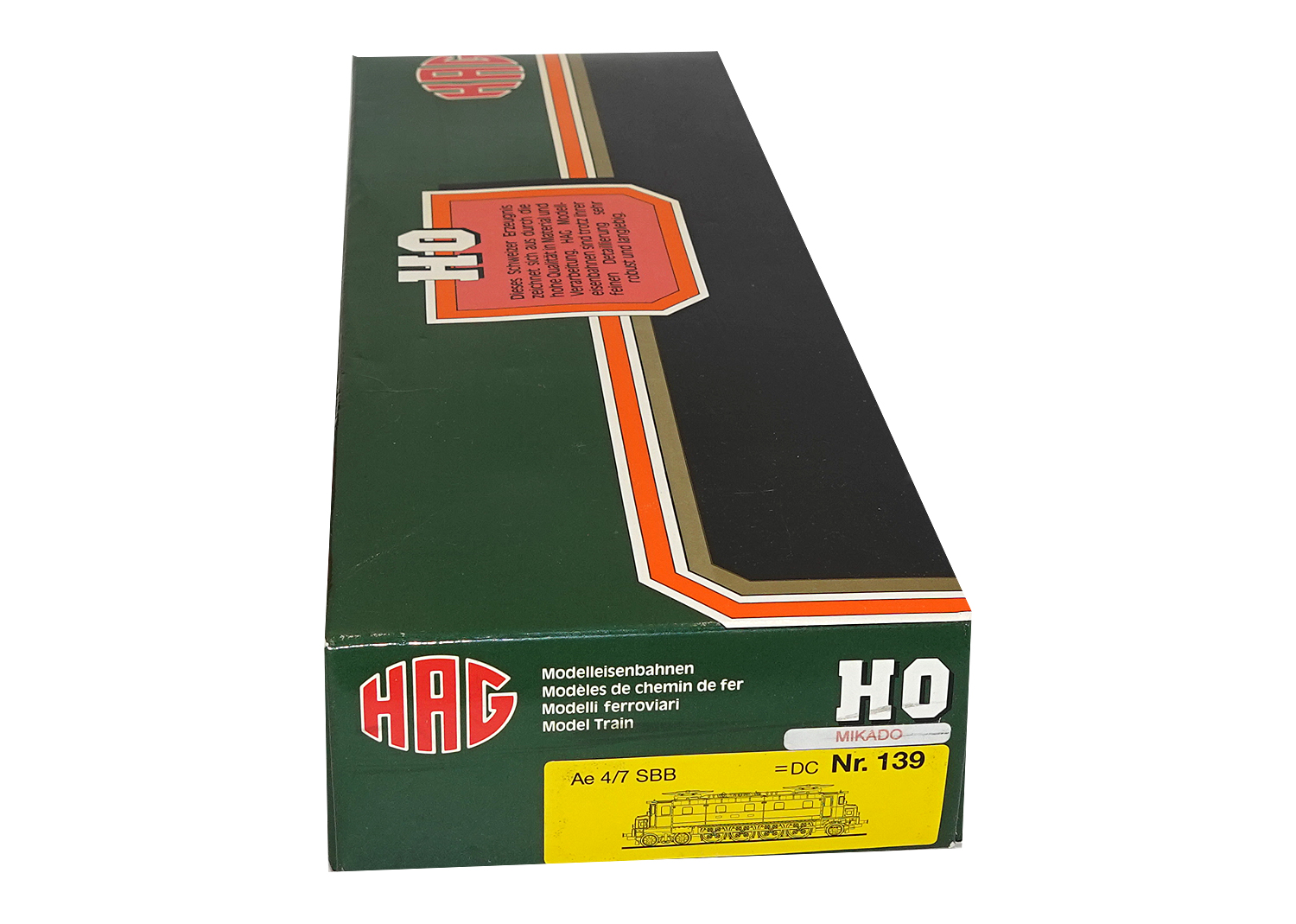 Hag 139 SBB Lokomotive Ae 4/7 Mikado DC 