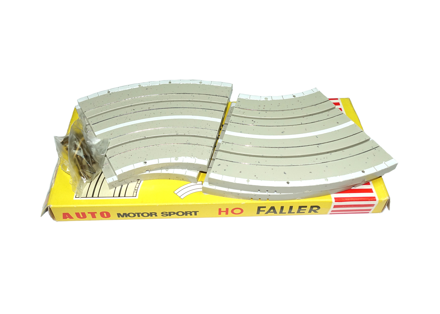 Faller AMS 4345 Fahrbahnteil Bogen 45 Grad, 4 Stück  Faller AMS 4345 Fahrbahnteil Bogen 45 Grad, 4 Stück