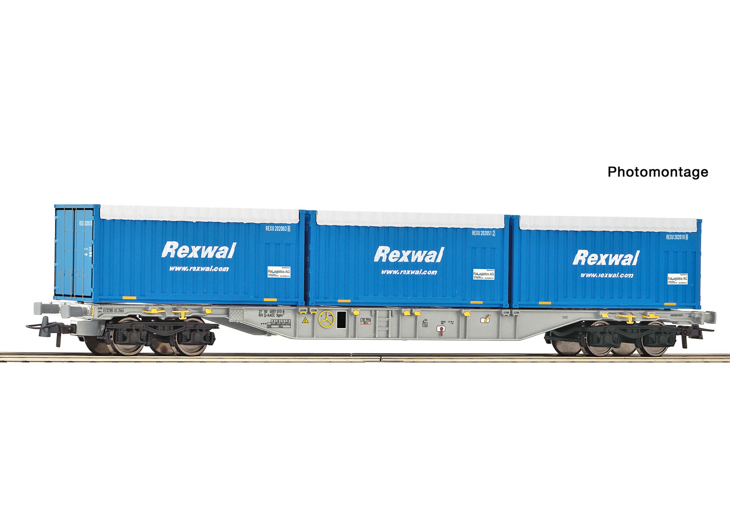 Roco 6600234 AAEContainertragwagen Rexwal 