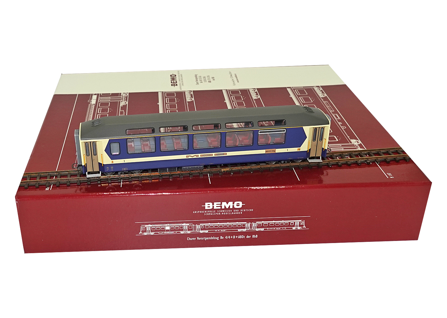 Bemo 3295302 MOB Panoramic Express Personenwagen As 112 