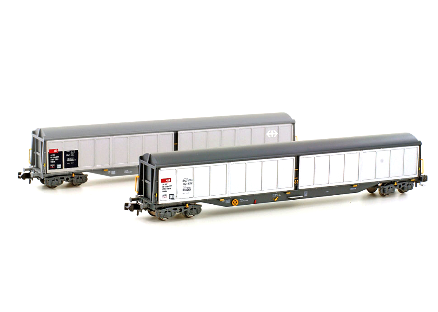 Hobbytrain 23460 SBB 2-tlg. Schiebewandwagen grau