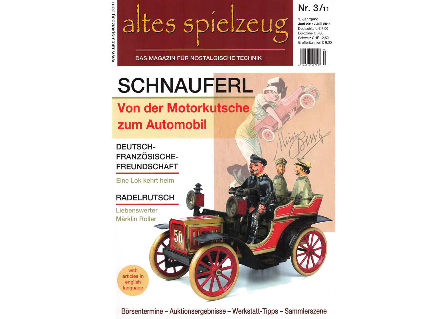 65208 Altes Spielzeug 2011 Ausgabe 3 