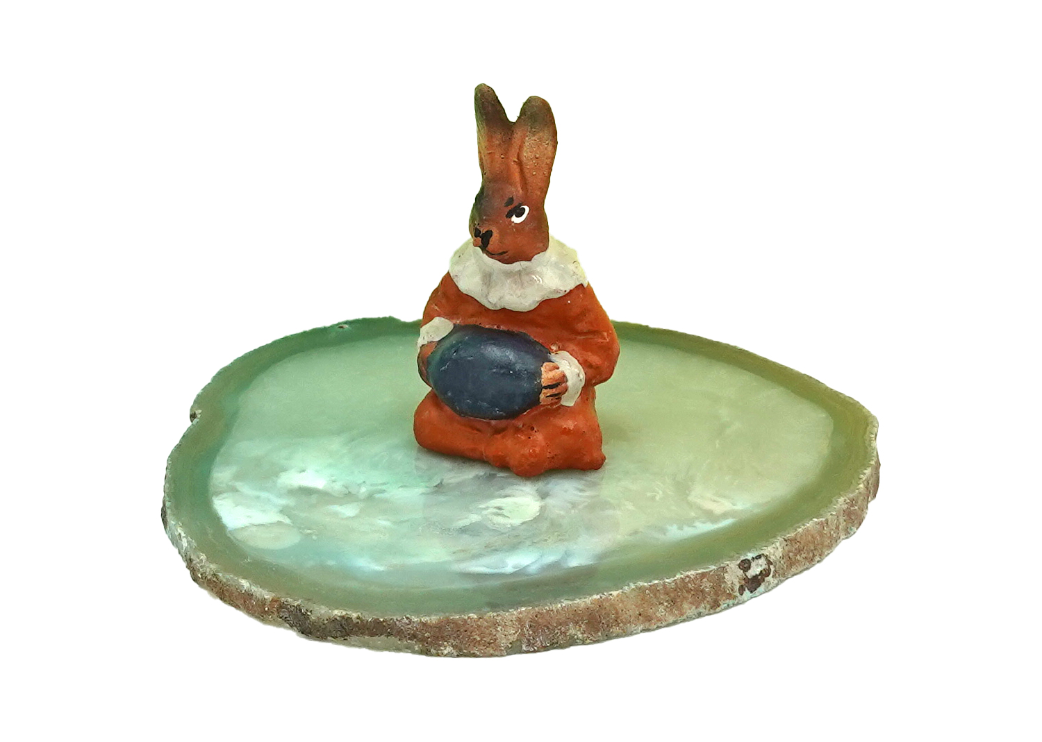 Osterhase aus Pappmaché 6cm Osterhase aus Pappmaché 6cm