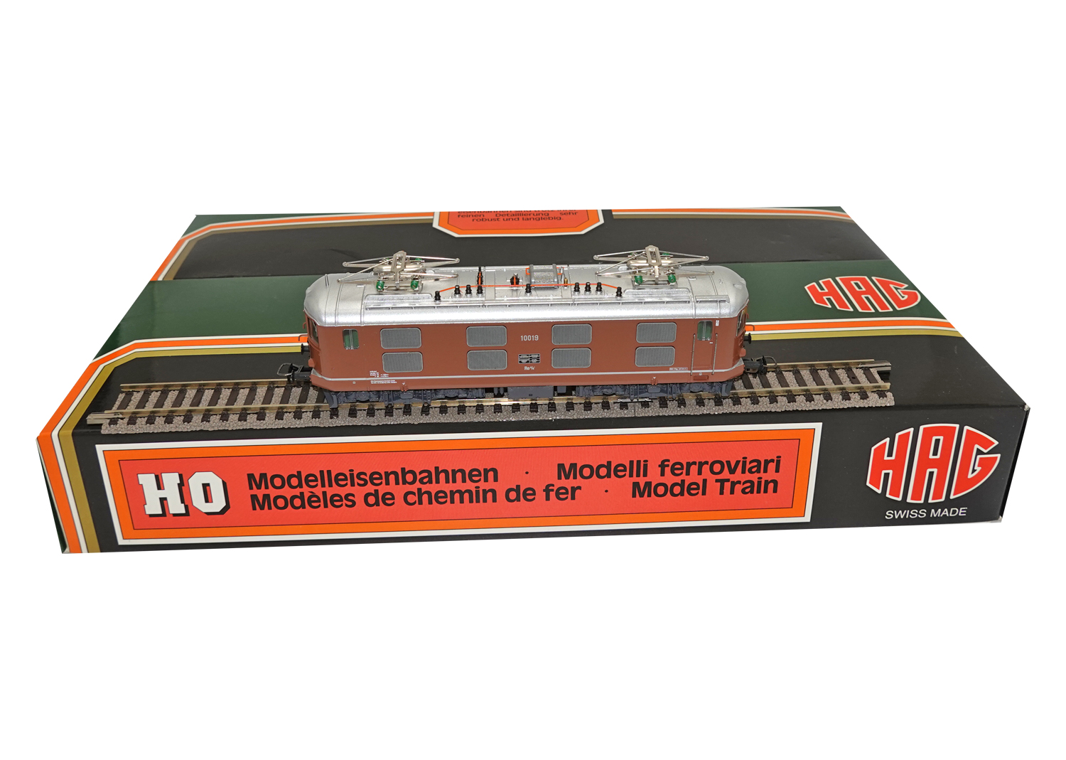 Hag 22040-20 SBB Lokomotive Re 4/4I Centralbahn braun DC 