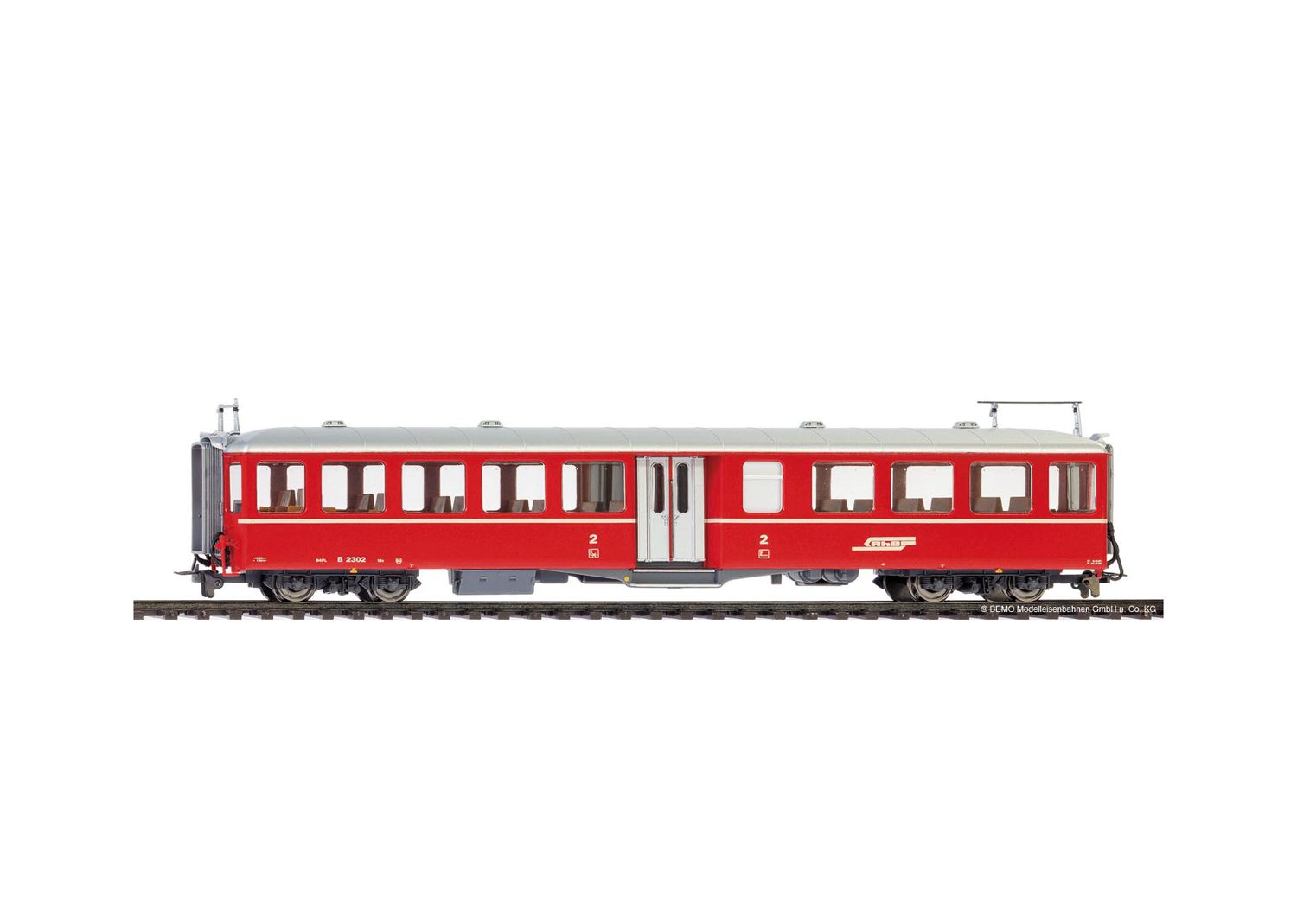 Bemo 3245114 RhB Mitteleinstiegswagen 2304, 2. Klasse  Bemo 3245114 RhB Mitteleinstiegswagen 2304, 2. Klasse