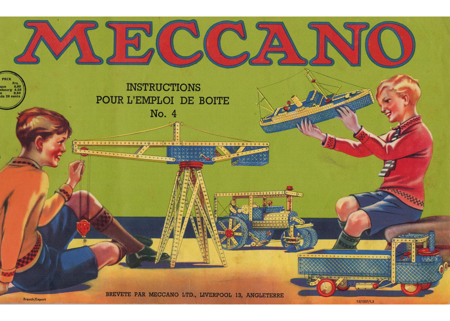 Meccano Metallbaukasten 4
