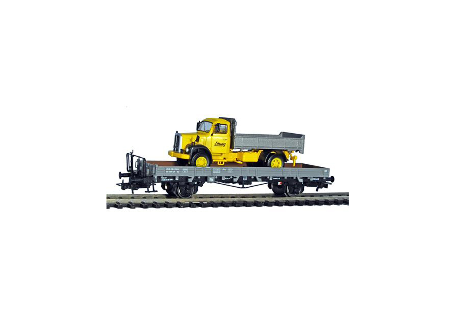 Liliput 235045 SBB Rungenwagen mit Saurer 5DM Kipper STUAG 