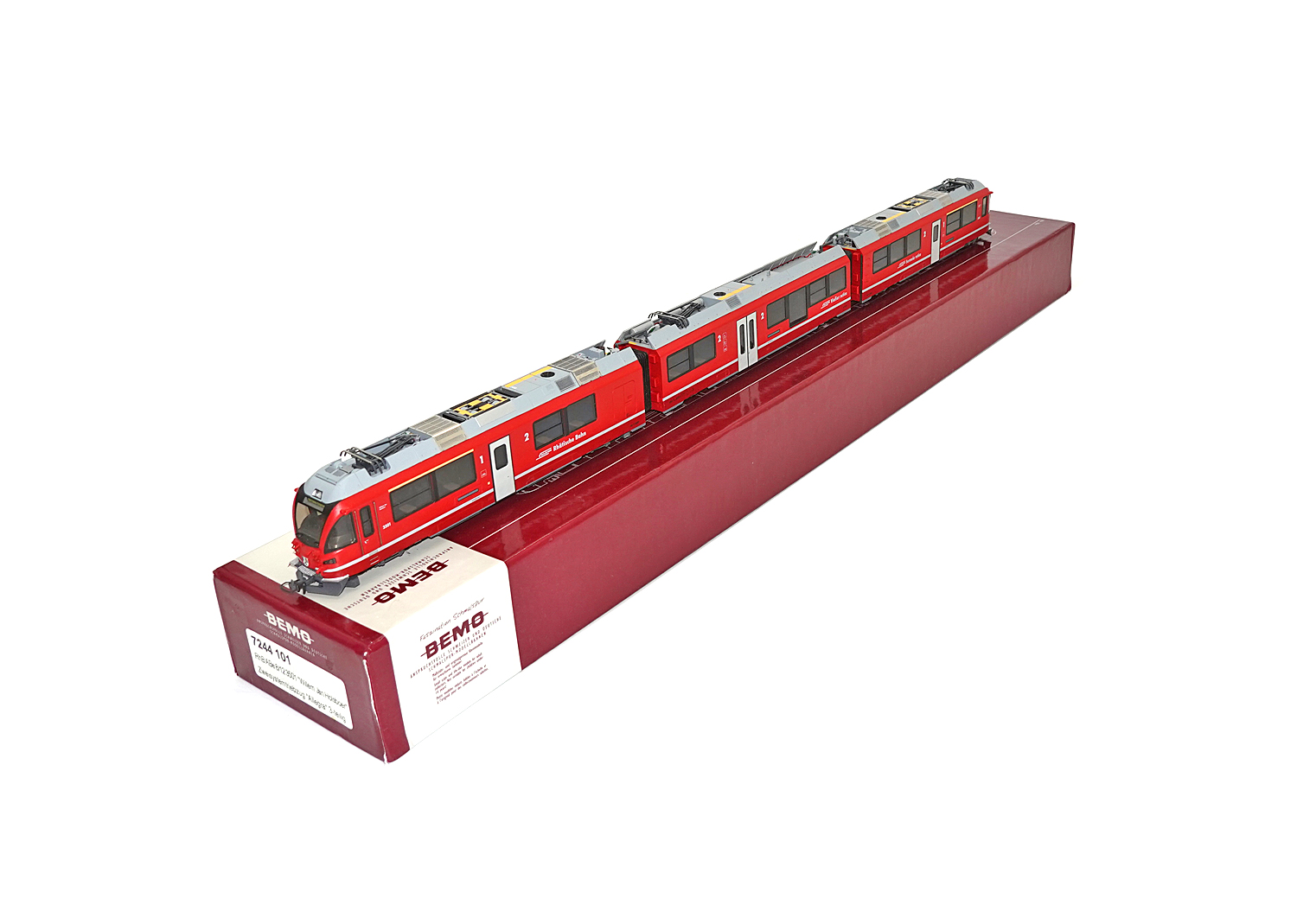 Bemo 7244101 RhB 3-teiliger Triebwagen Allegra ABe 8/12 3501