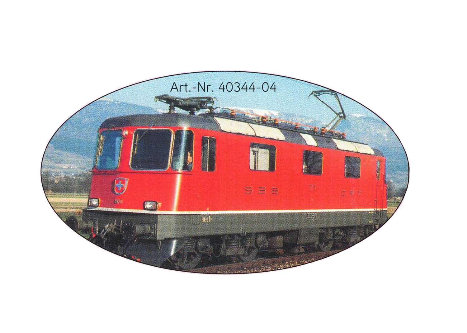 Lenz 40344-04 SBB E-Lokomotive Re 4/4II rot 11178 eckige Lampen 