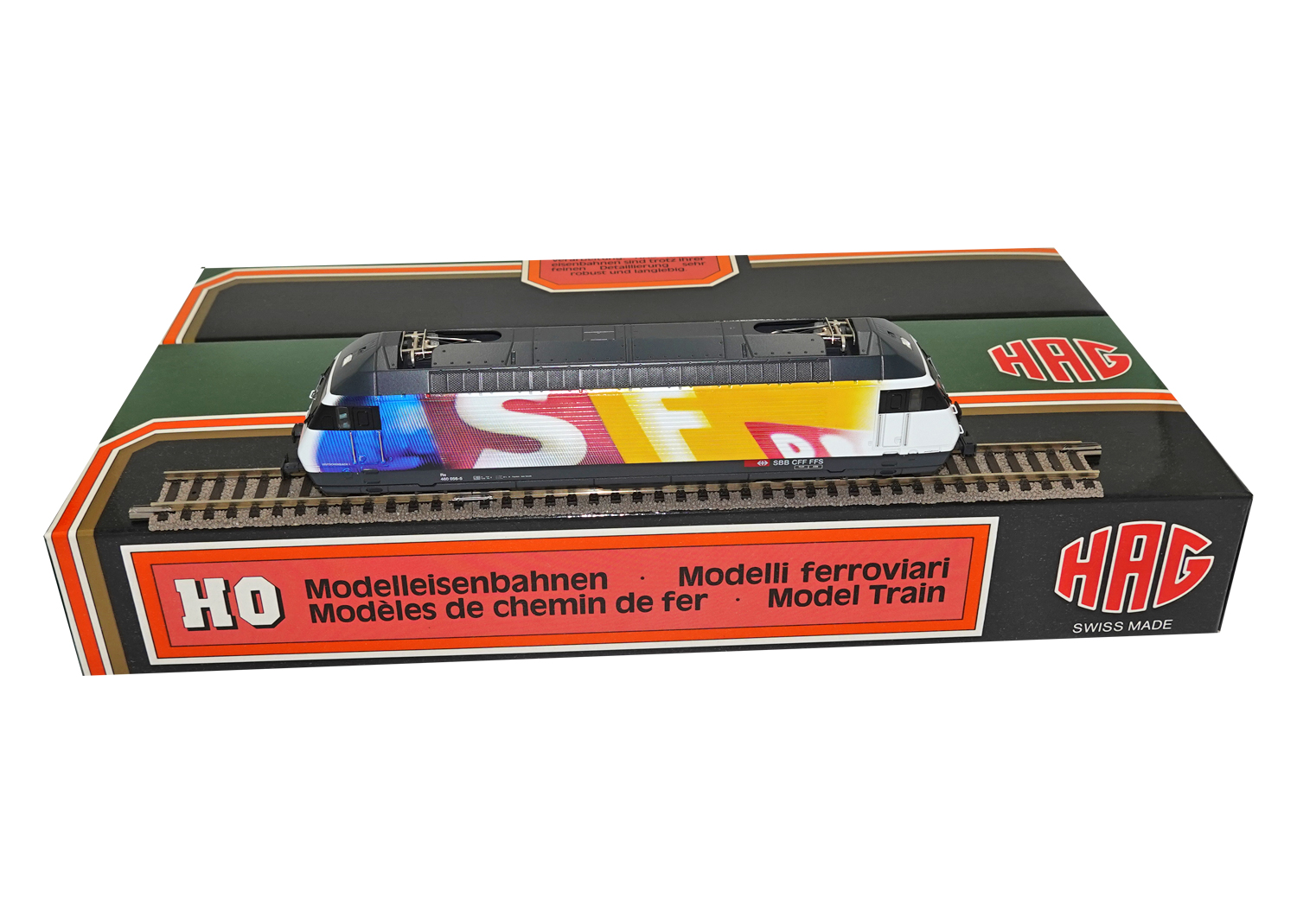 Hag 280 SBB E-Lokomotive Re 460 056-5 SF DRS1 AC  