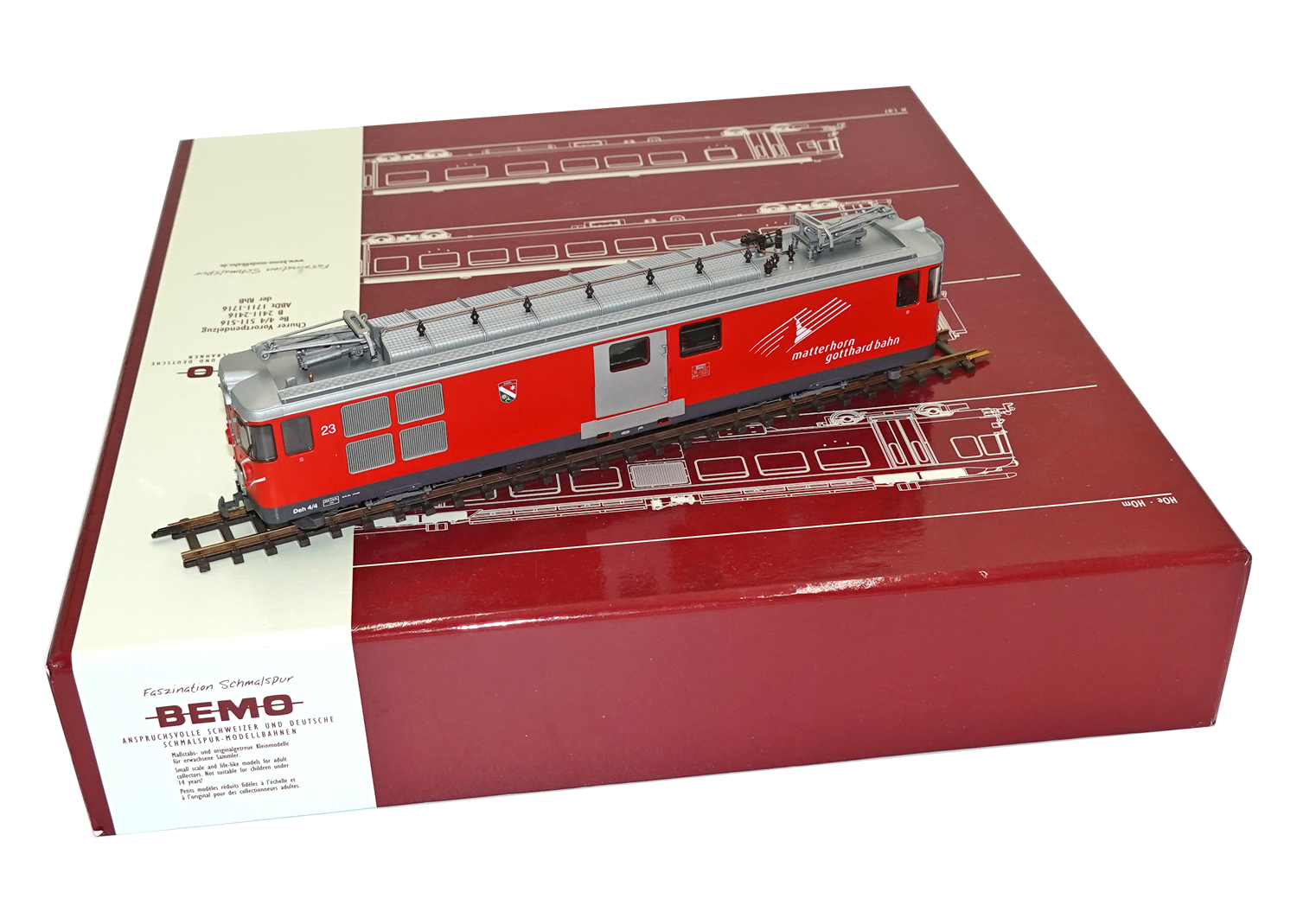 Bemo 1263553 MGB Gepäcktriebwagen Deh 4/4 Randa 23 