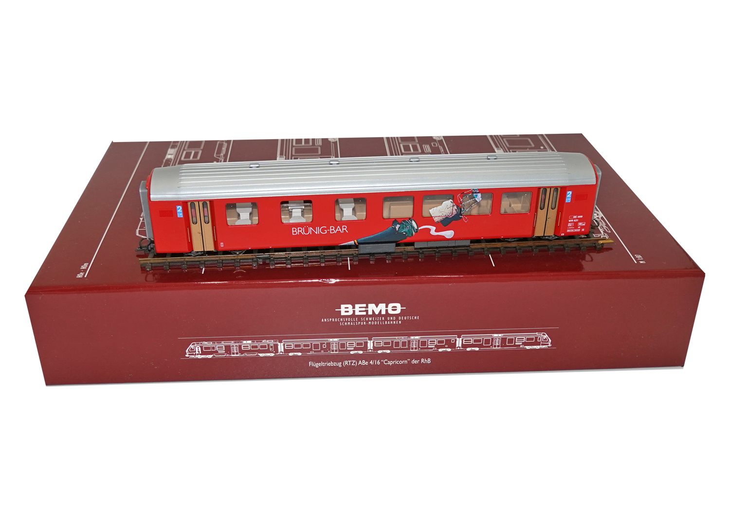 Bemo 3278421 SBB Brünig-Bar 2. Kl. WR 421