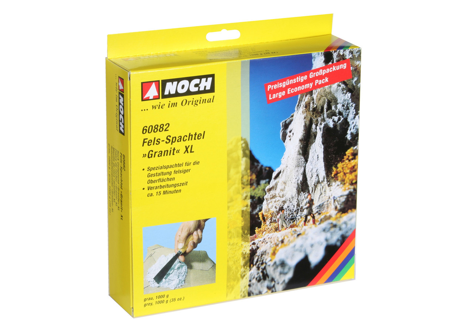 Noch 60882 Fels-Spachtel XL Granit 