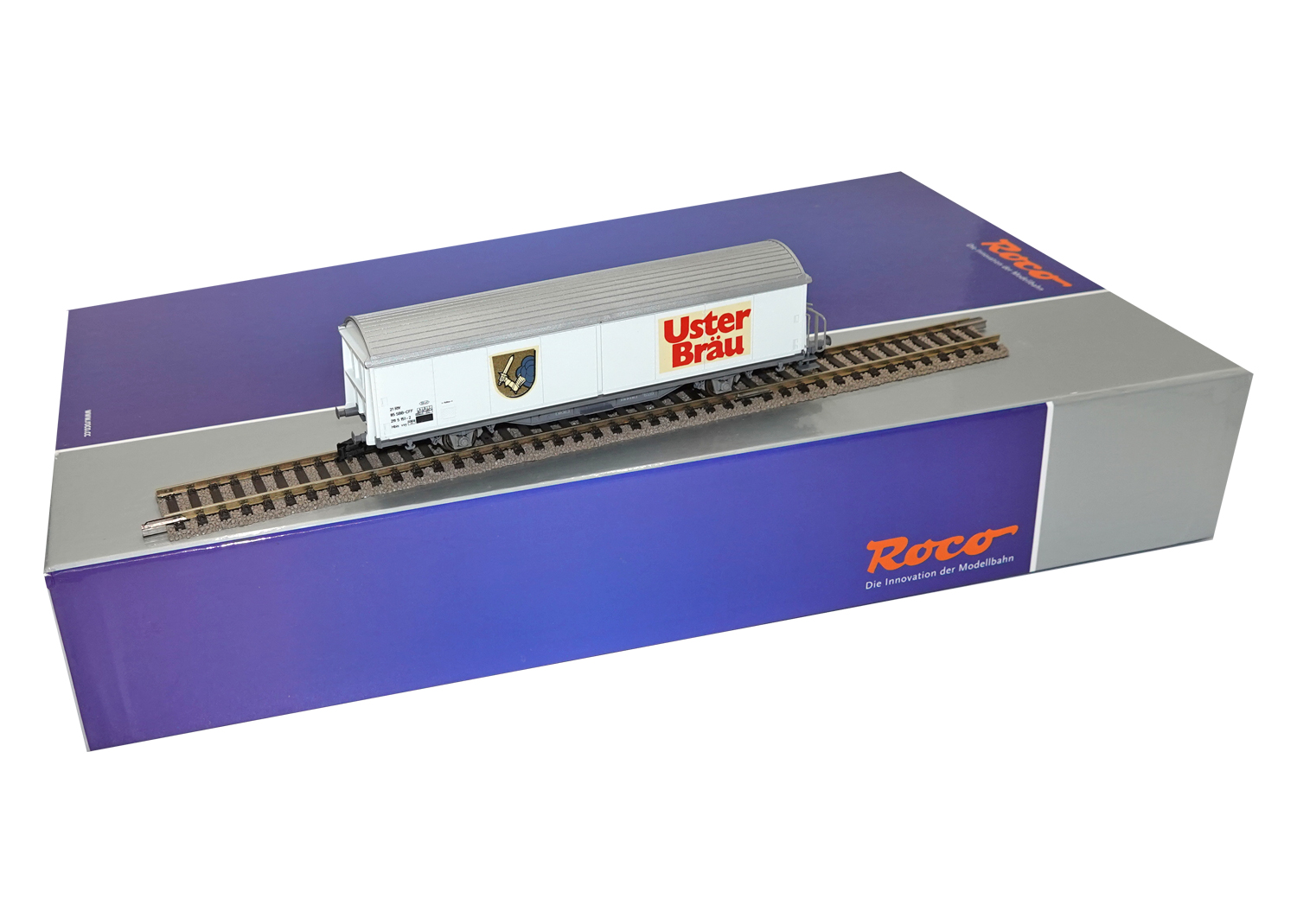 Roco 47999-Sonder SBB Kühlwagen mit Uster Bräu Schiebebilder DC  Roco 47999-Sonder SBB Kühlwagen mit Uster Bräu Schiebebilder DC