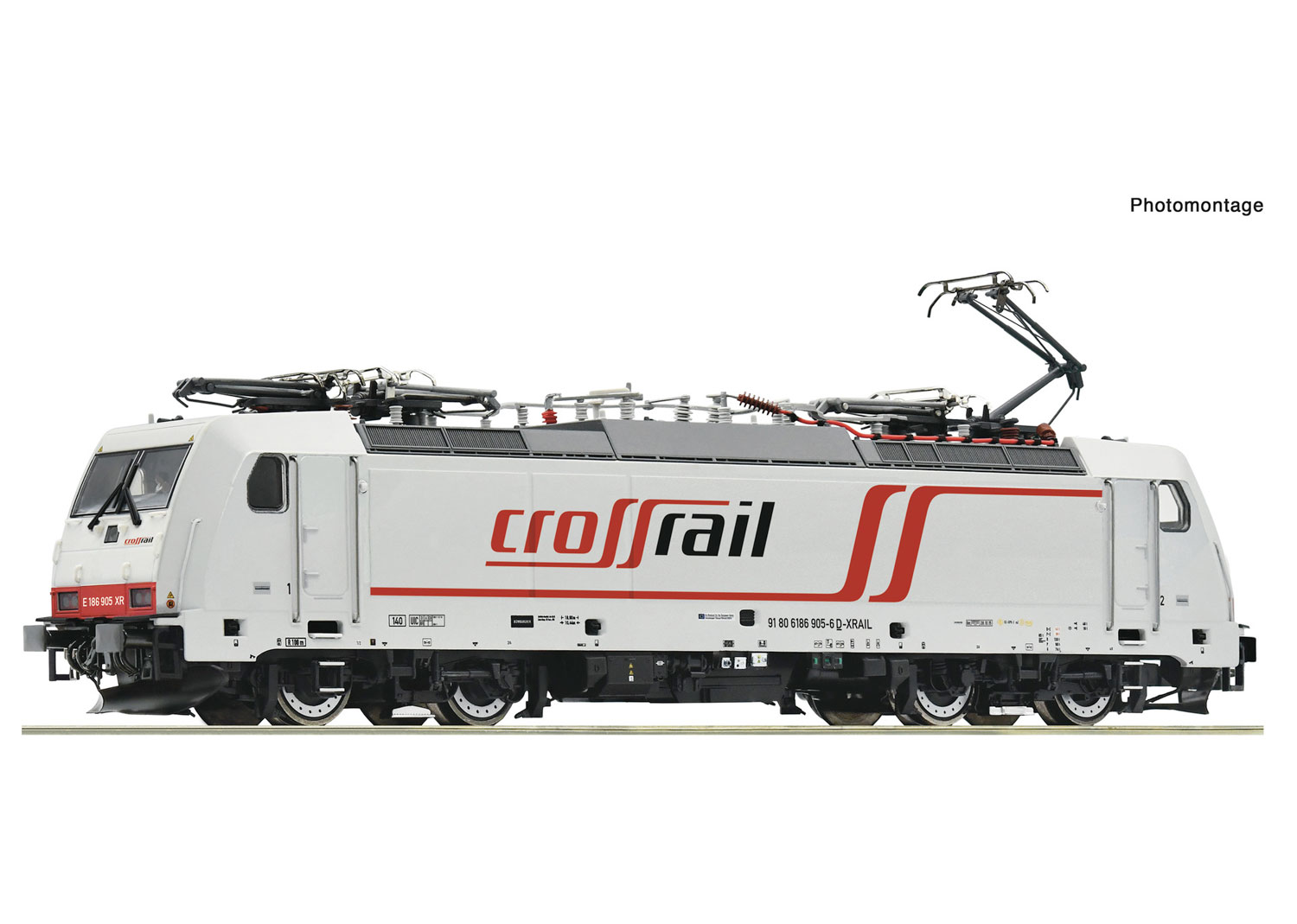 Roco 7510099 Crossrail E-Lokomotive 186 905-6 DCC  Roco 7510099 Crossrail E-Lokomotive 186 905-6 DCC