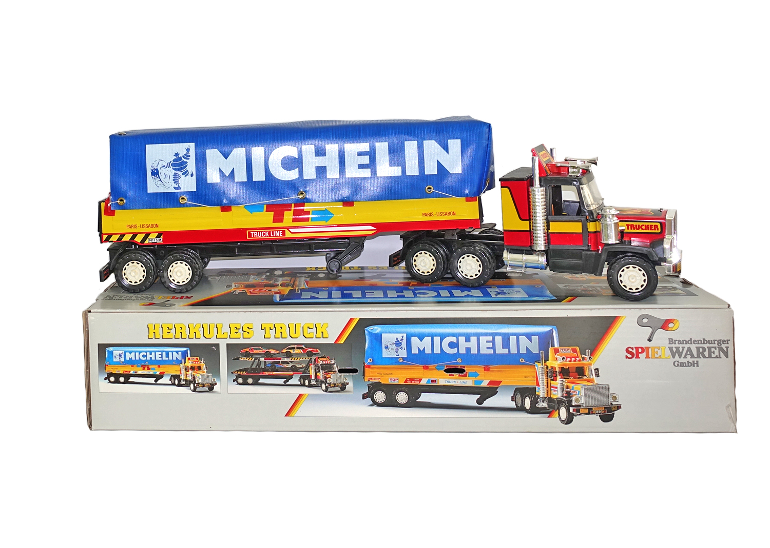 Brandenburger 42340 Truck mit Plane Michelin blau 