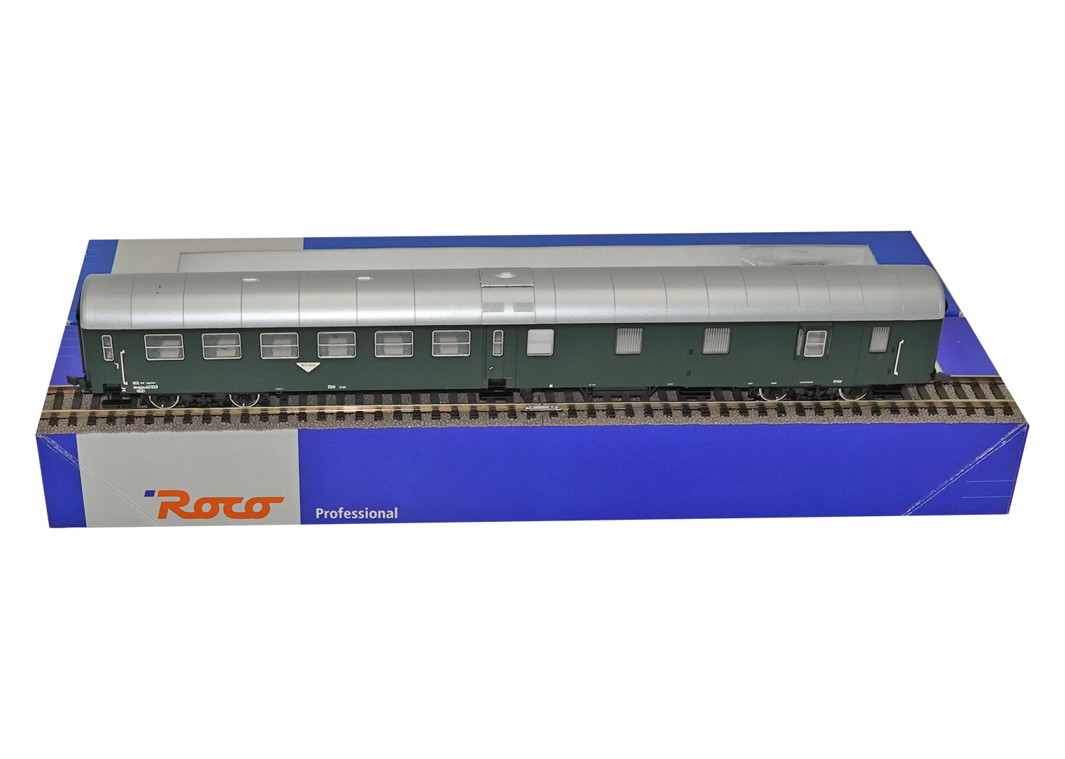 Roco 45525 ÖBB Mitteleinstiegswagen 2. Kl. mit Gepäckwagen DC 
