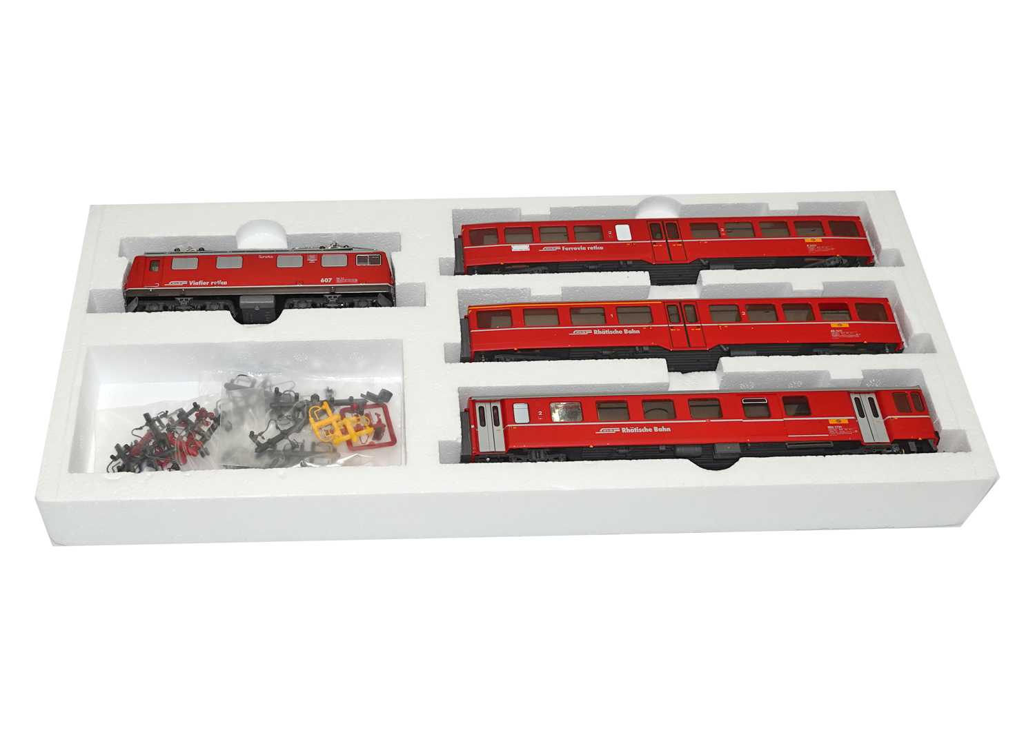 Bemo 7252100 RhB Pendelzug Davos Set 4tlg. DC 