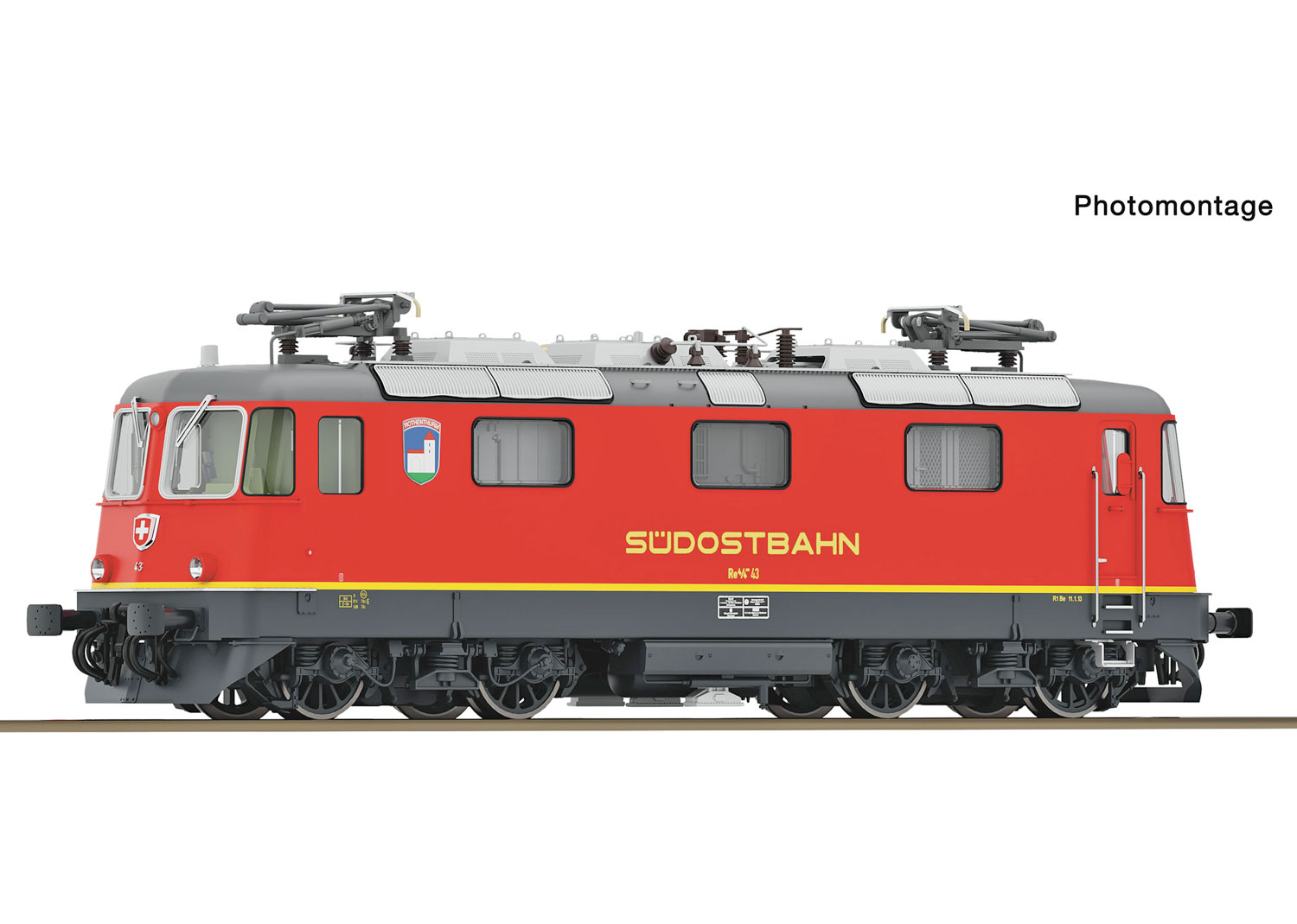 Roco 7520170 SOB E-Lokomotive Re 4/4 III 43 AC 