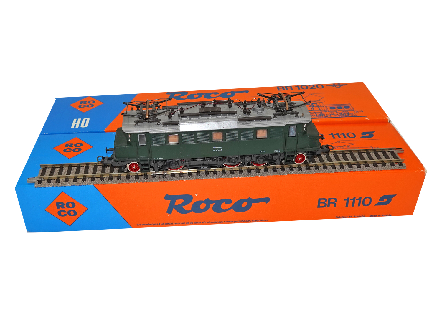 Roco 4144S H0 DB E-Lokomotive BR 104 DC 