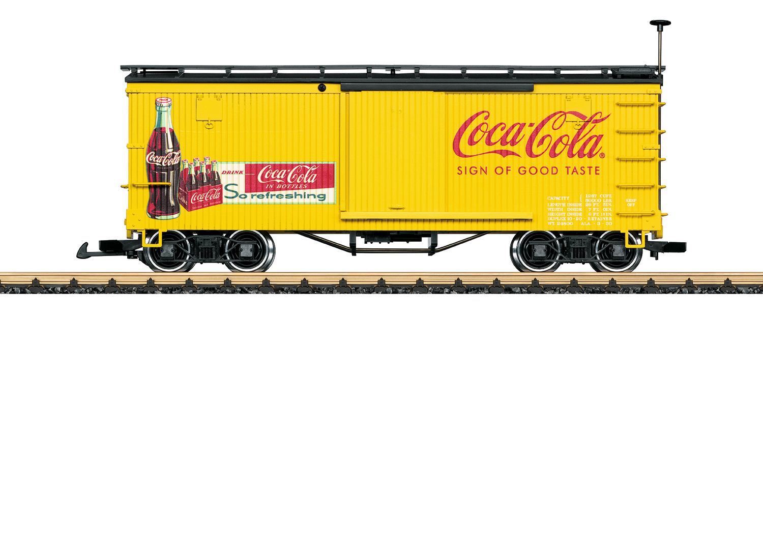 LGB 40672 gedeckter Güterwagen Coca-Cola 