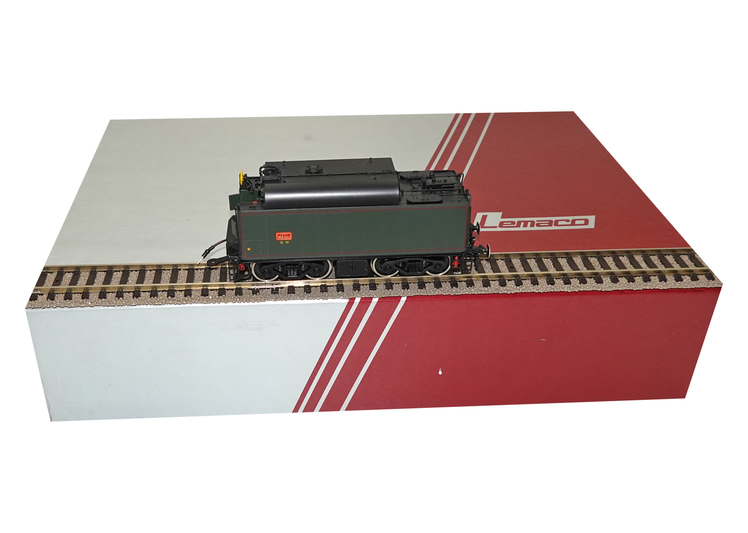 Lemaco H0-036 H0 SNCF Dampflokomotive 141 R 1244 Fuel grün DC 