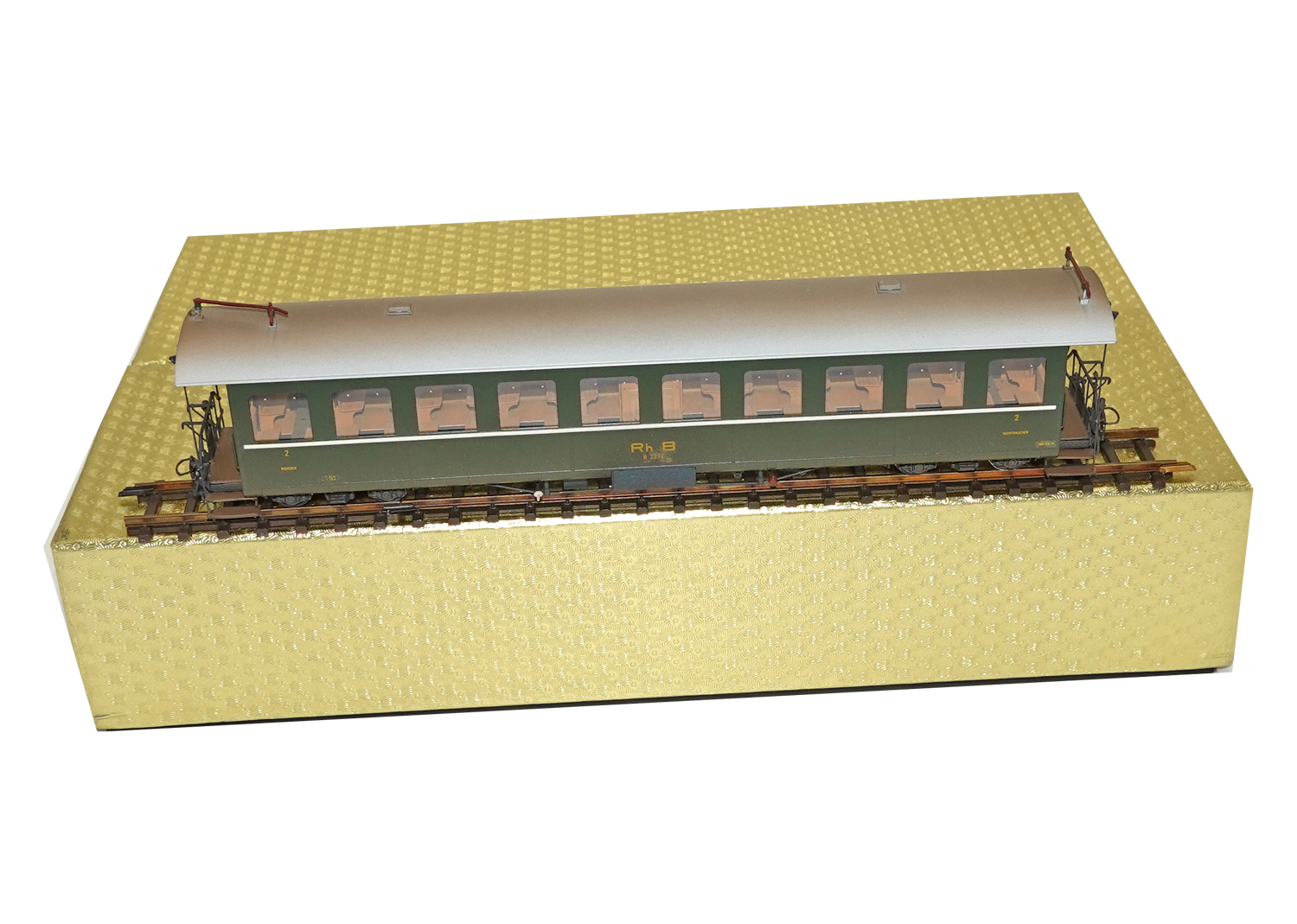 Ferro-Suisse 2272 H0m RhB Personenwagen B 2272 grün 