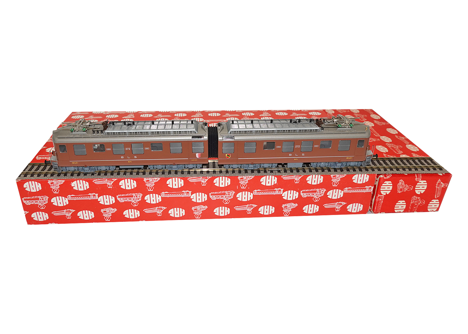 Hag 24020-20 BLS Lokomotive Ae 8/8 braun 4-motorig DC 